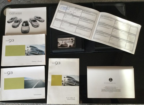 Saab owners manual - ,