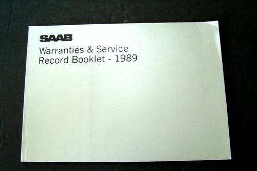 1989 saab 900 owners service - saab,